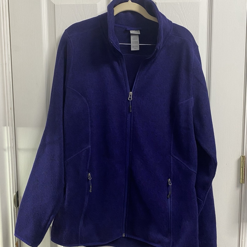 Columbia Jacket Womens XL Purple Full Zip Pockets Outdoors‎